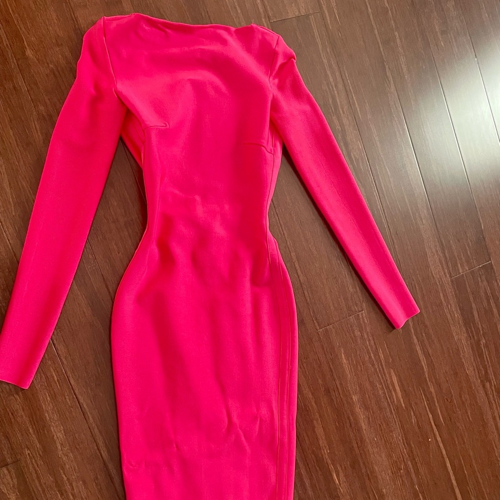 Fusila Pink house of London Backless dress